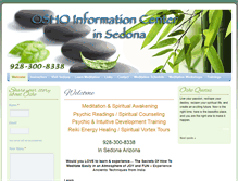 Tablet Screenshot of oshomeditationcenterinsedona.com